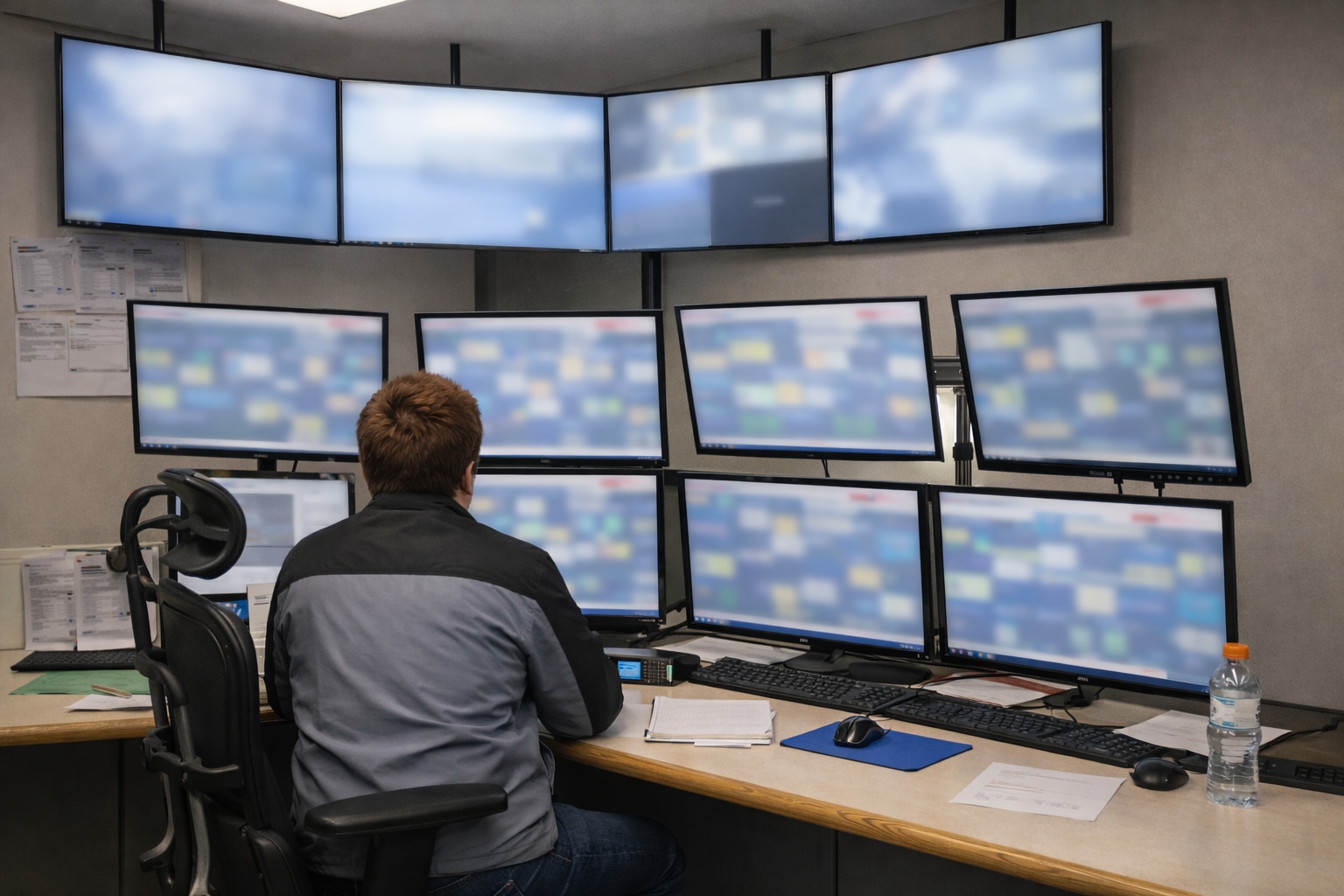 Ingenieros OTA Services trabajando en proyecto de automatización